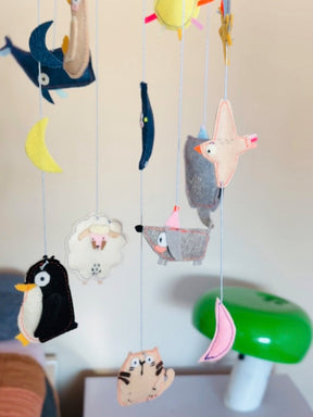 Filz Tiere "freche Freunde" | Bastelvorlage