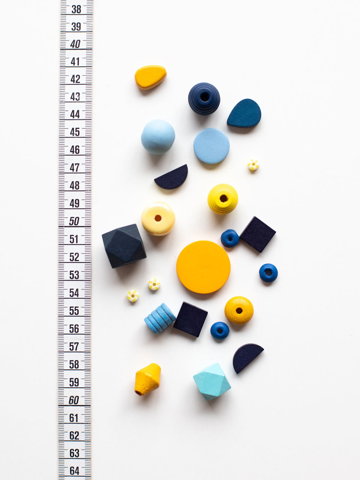 Maßband mit Perlenset Mond und Sterne von Halfbird 