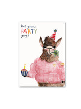 Postkarte "hat jemand Party gesagt"