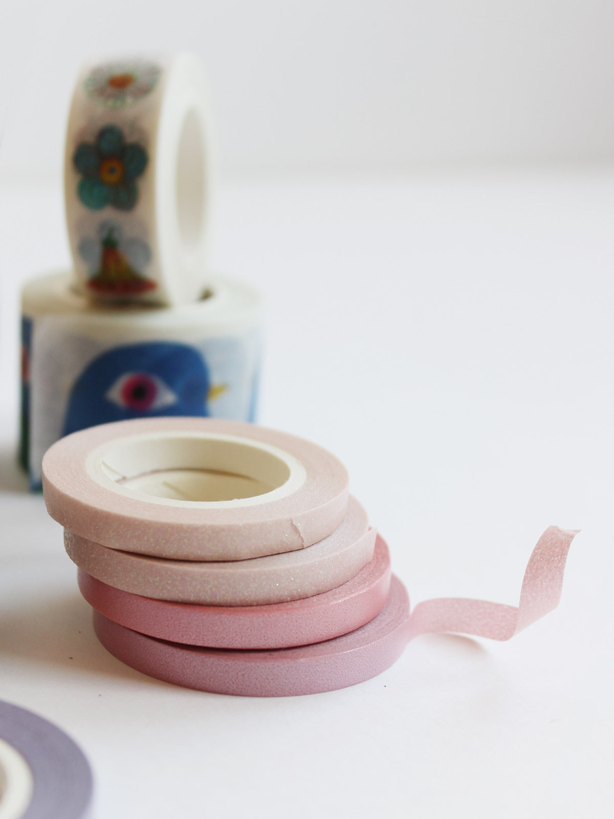 Washi Tape Rosa Glitzer von Rico bei Halfbird