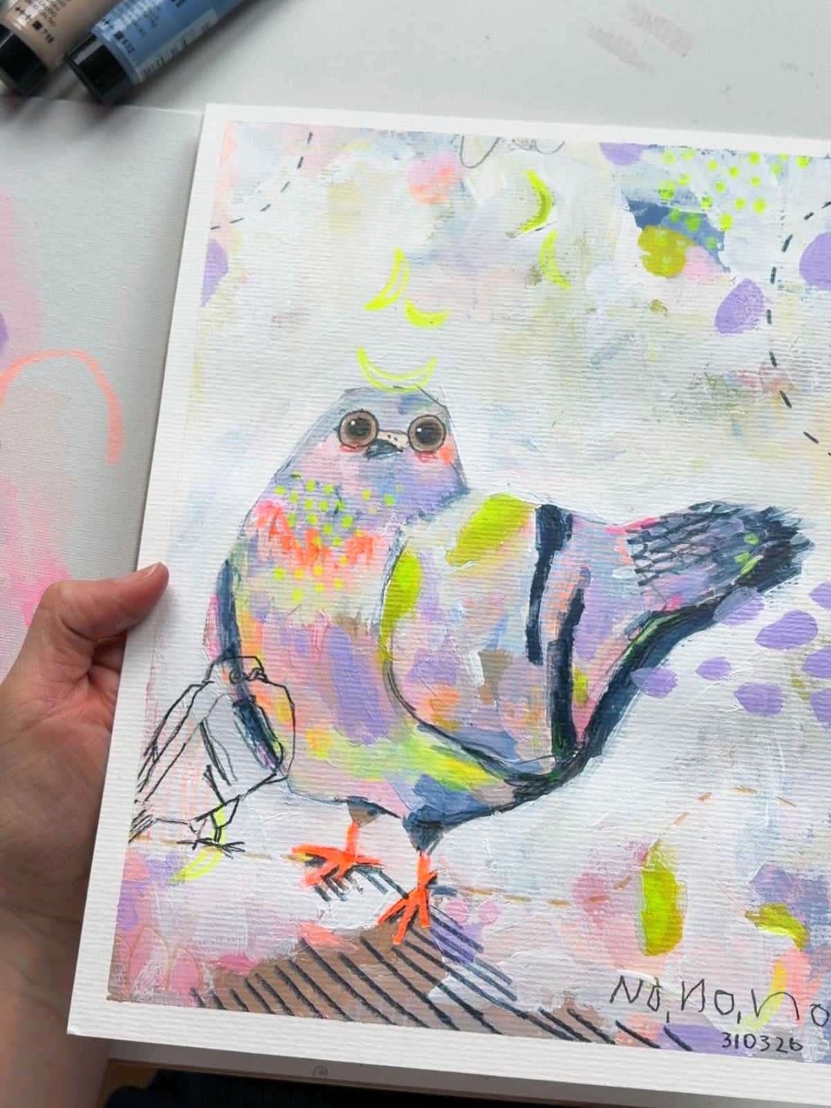 Acrylfarbe SET "Birds" 7x20ml