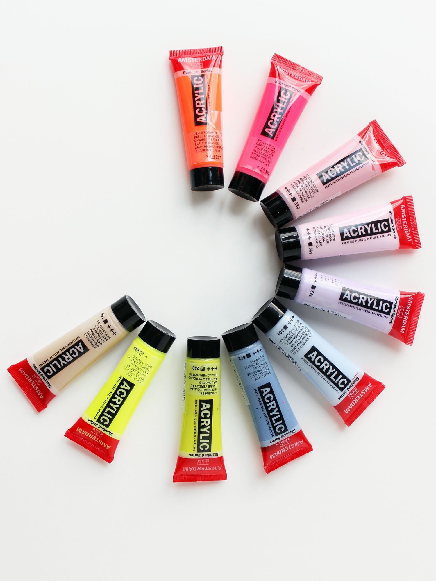 Acrylfarbe Set "Neon" | 3x20ml