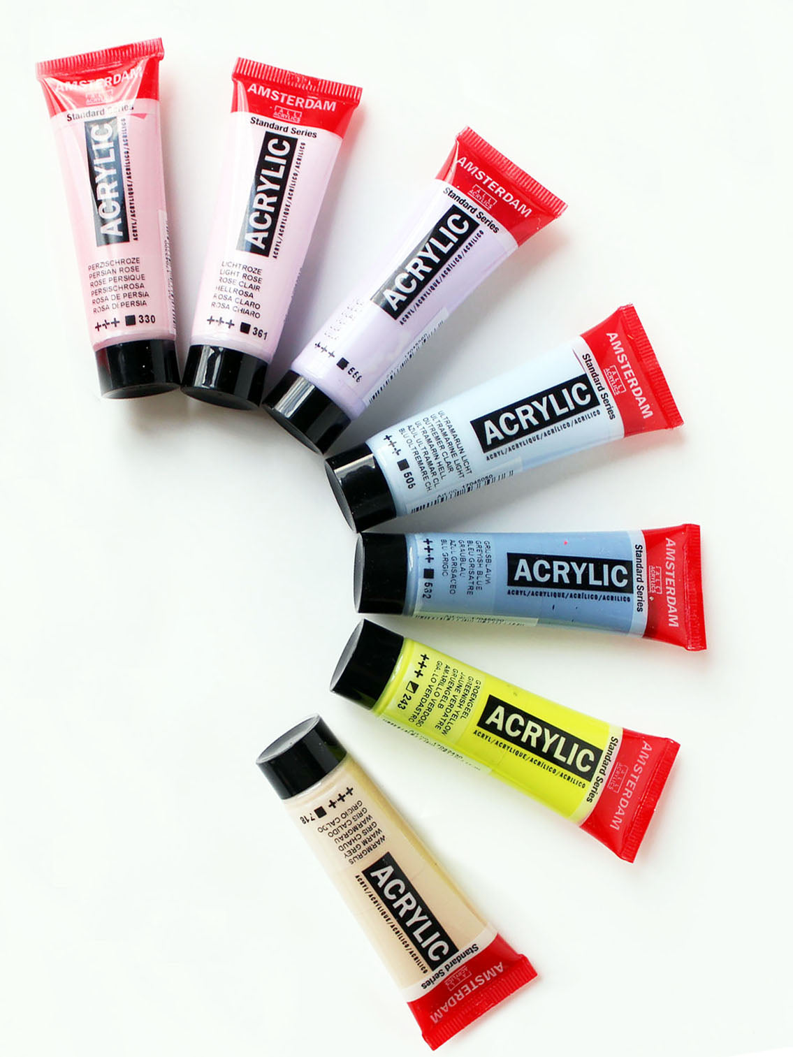 Acrylfarbe SET "Birds" 7x20ml