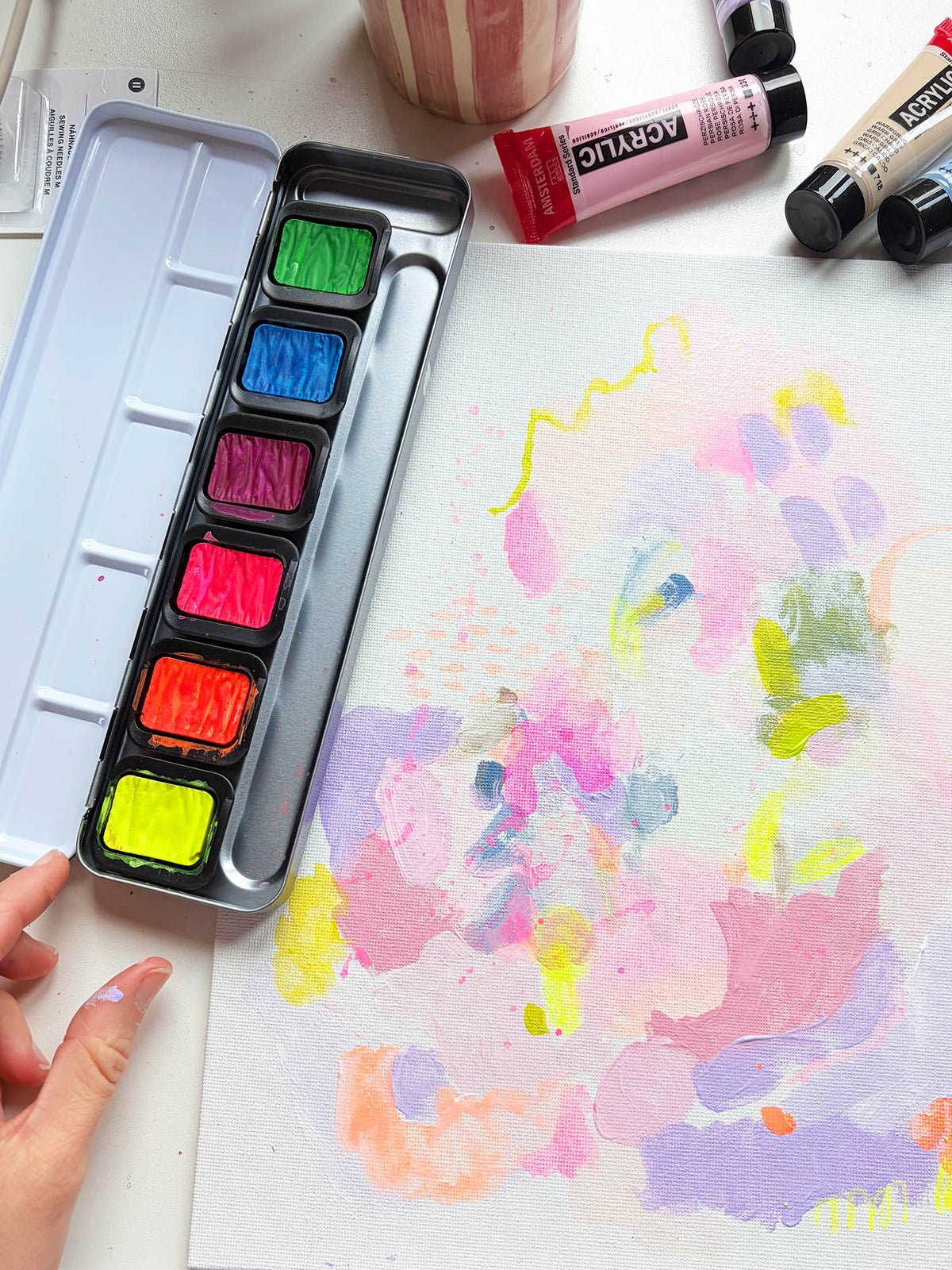 Aquarellfarben - Neon FINETEC