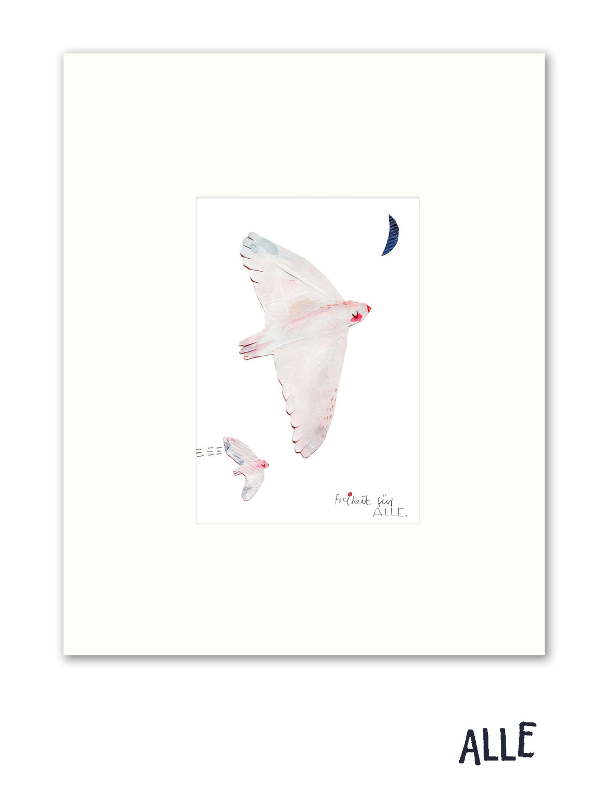 Artprint Bird "Freiheit für ALLE"