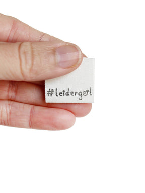 Etikett #leidergeil |5er Set Biobaumwolle bedruckt