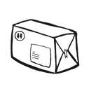 Icon Versand paket