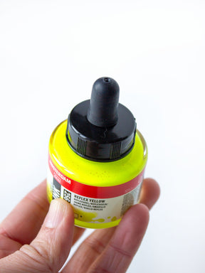 Neontinte in gelb von Halfbird