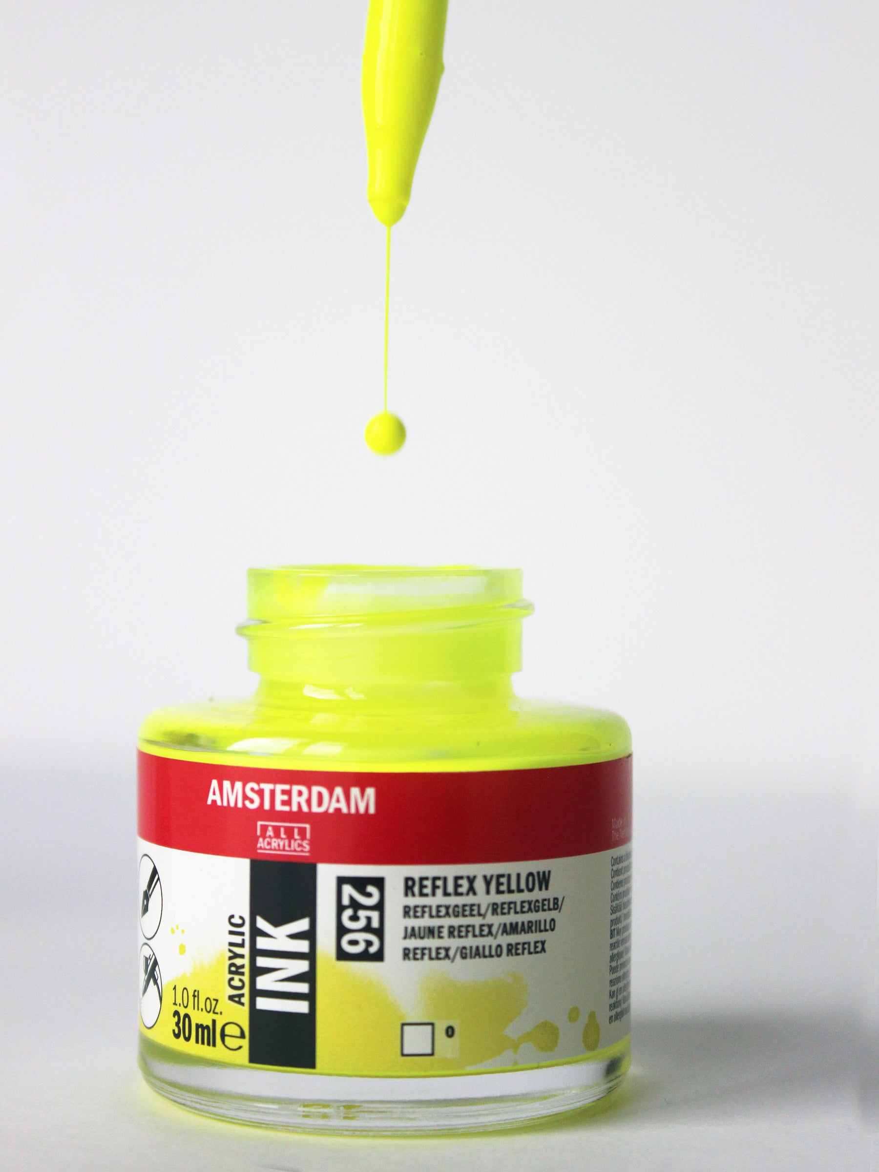 Neontinte in gelb von Amsterdam bei Halfbird