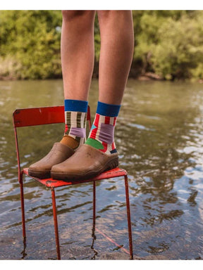 Socken "Rot Grün"
