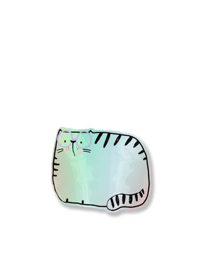 holografischer Sticker "Katze"