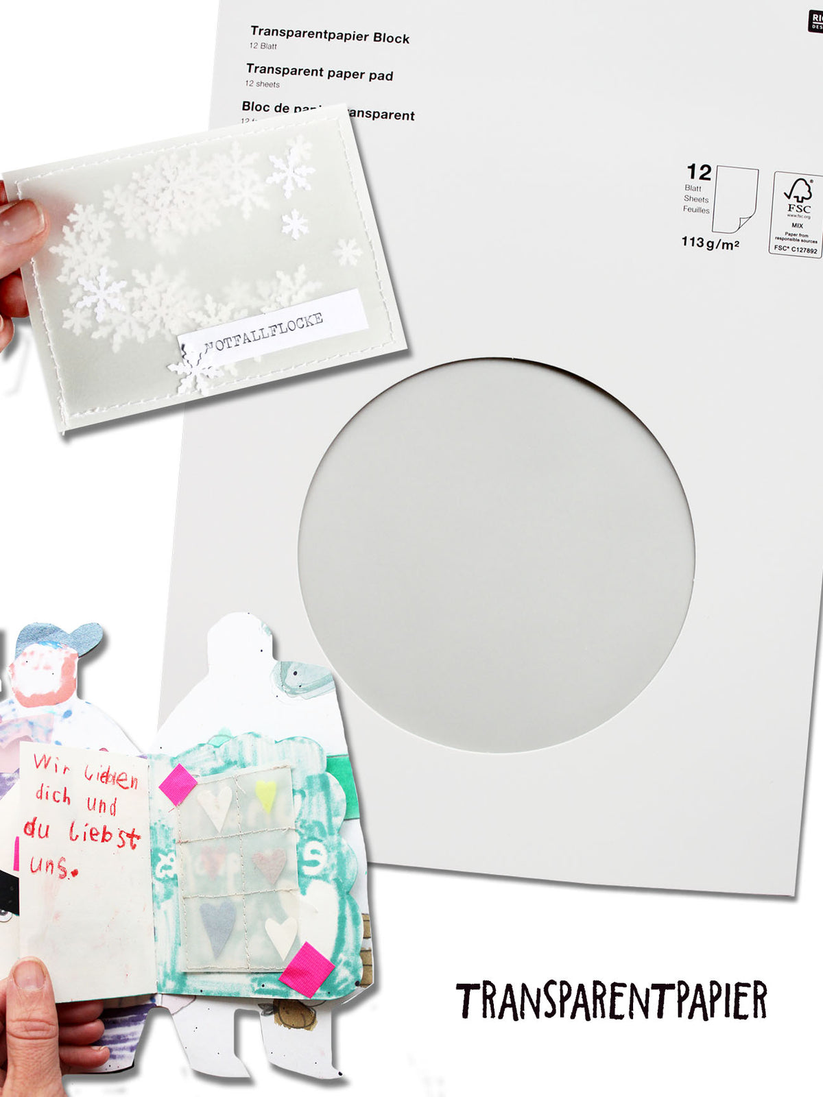 Transparentpapier Block | 113g