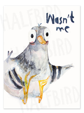 Art Print Taube 02/2026 Halfbird