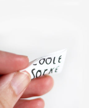 Etikett coole Socke |5er Set Biobaumwolle bedruckt