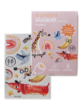 Reflektierende BÜGELBILDER "Kunterbunt"