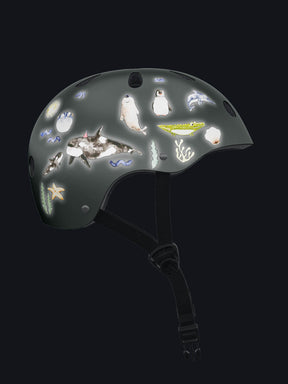 fahrradhelm reflektor aufkleber reflektierende Aufkleber Unterwasserwelt