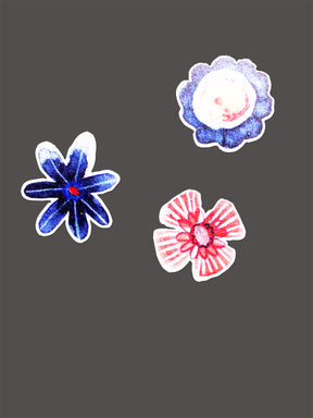 Refektor Sticker Blumen 