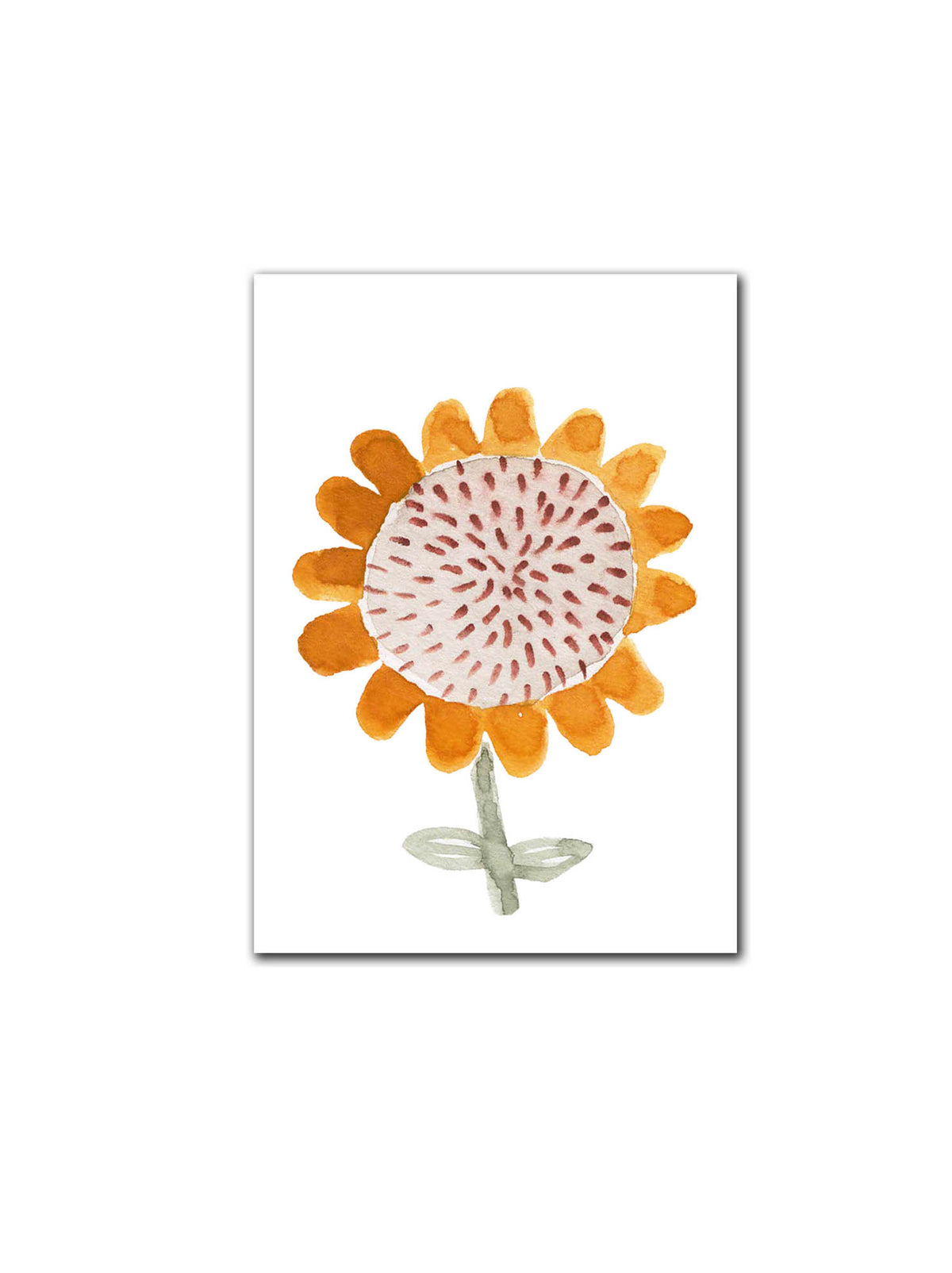Postkarte "Sonnenblume"